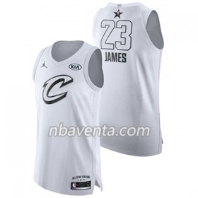 Camiseta Hombre Cleveland Cavaliers LeBron James 23 2018 All Star Jordan Brand Blanco Swingman